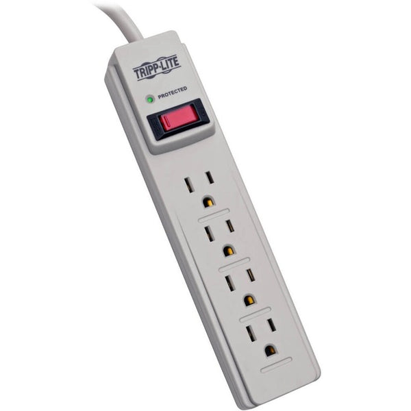 Tripp Lite Surge Protector Power Strip 120V 4 Outlet 4' Cord 450 Joule - American Tech Depot