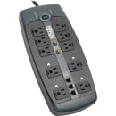 Tripp Lite Surge Protector 120V 10 Outlet RJ11 Coax 8' Cord 3345 Joule - American Tech Depot