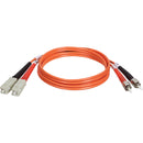 Tripp Lite 1M Duplex Multimode 62.5-125 Fiber Optic Patch Cable SC-ST 3' 3ft 1 Meter - American Tech Depot