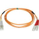 Tripp Lite 15M Duplex Multimode 50-125 Fiber Optic Patch Cable LC-SC 50' 50ft 15 Meter - American Tech Depot