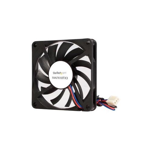 StarTech.com TX3 Dual Ball Bearing Replacement Fan - CPU Cooler fan - 70 mm - black - American Tech Depot