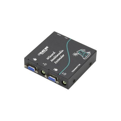 Black Box Wizard Multimedia Transmitter, Single Video-Stereo Audio - American Tech Depot