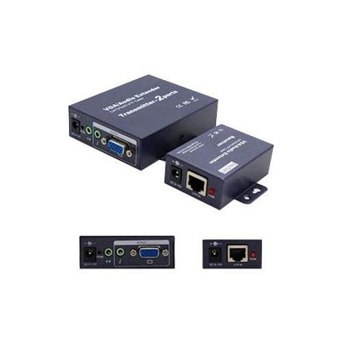 5PK VGA Female to RJ-45 Female Black Extenders Which Provides VGA video extension over Cat5 For Resolution Up to 1920x1200 (WUXGA) - American Tech Depot