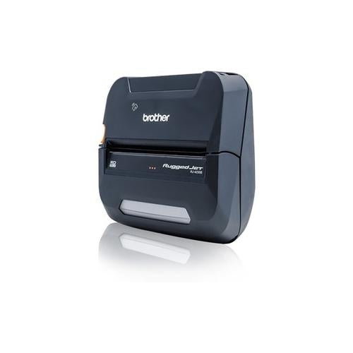 Brother RuggedJet RJ4230BL Direct Thermal Printer - Monochrome - Portable - Label-Receipt Print - American Tech Depot